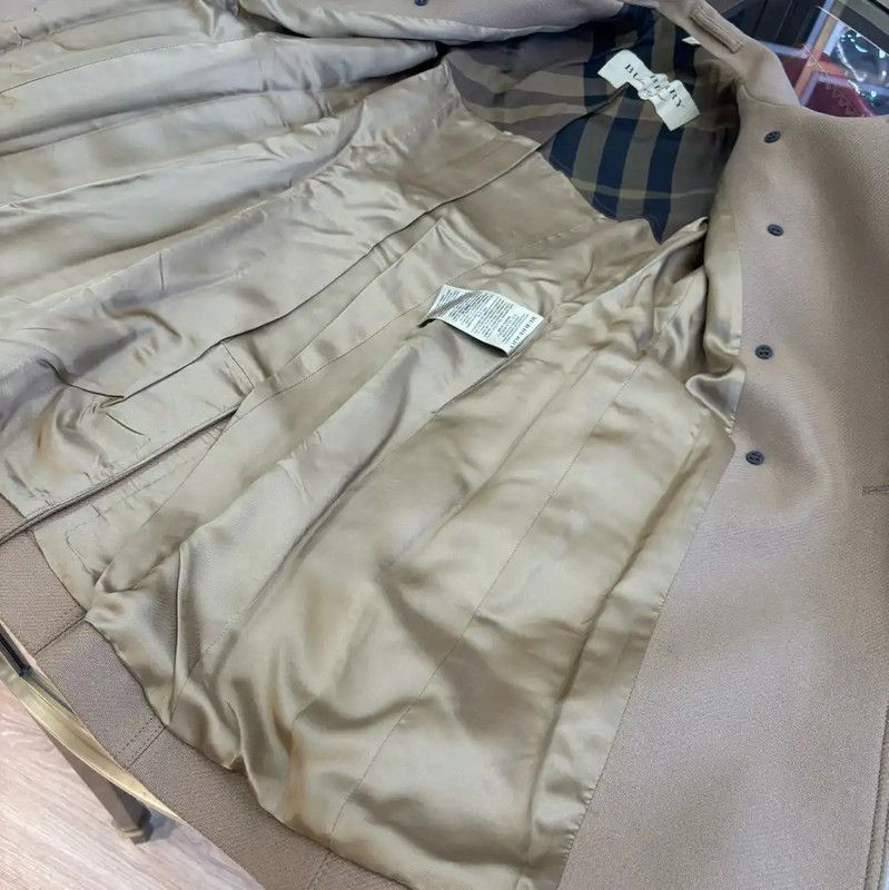 Burberry Burberry Camel Wool Long Coat for Women Size M / US 6-8 / IT 42-44 - 5 Thumbnail