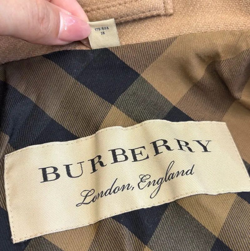 Burberry Burberry Camel Wool Long Coat for Women Size M / US 6-8 / IT 42-44 - 8 Thumbnail