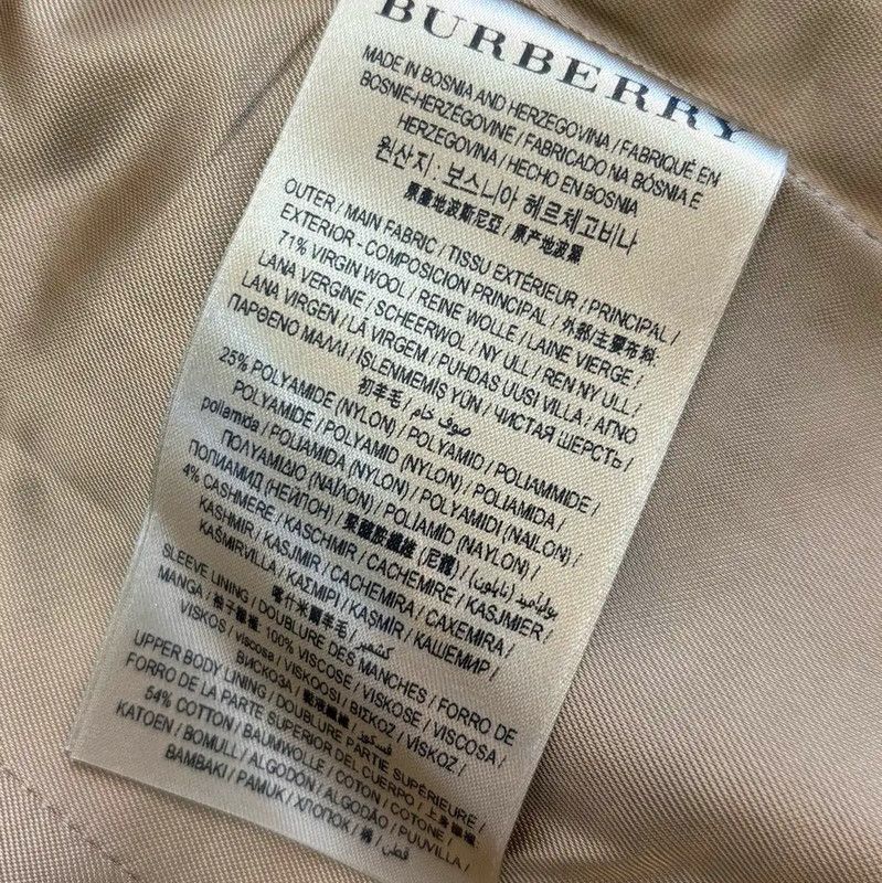 Burberry Burberry Camel Wool Long Coat for Women Size M / US 6-8 / IT 42-44 - 6 Thumbnail