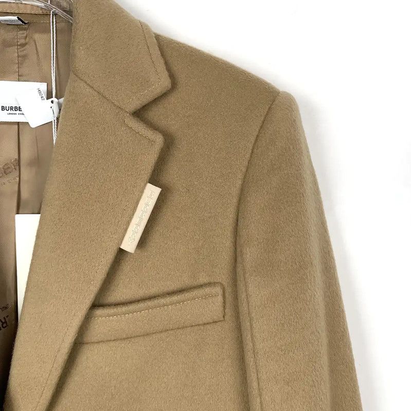 Burberry Burberry Brown Wool Women's Overcoat Size XS / US 0-2 / IT 36-38 - 3 Thumbnail