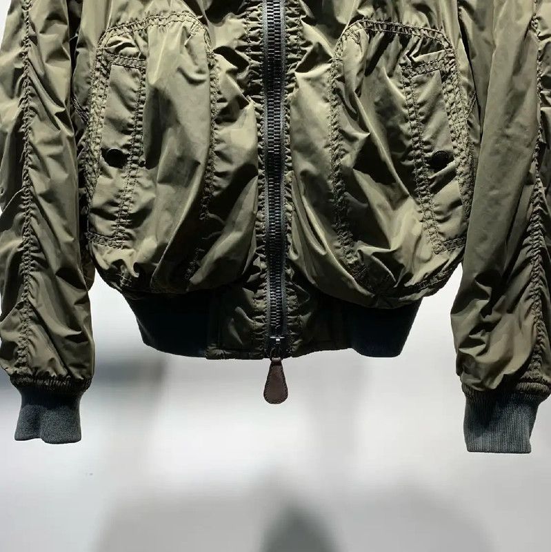 Burberry Burberry Military Green Women's Nylon Jacket Size ONE SIZE - 4 Thumbnail