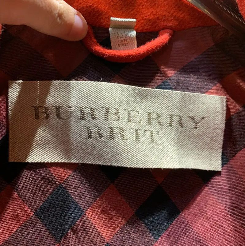 Burberry Burberry Red Wool Women's Coat Size M / US 6-8 / IT 42-44 - 8 Thumbnail