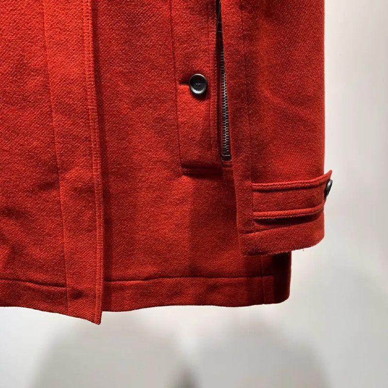 Burberry Burberry Red Wool Women's Coat Size M / US 6-8 / IT 42-44 - 4 Thumbnail