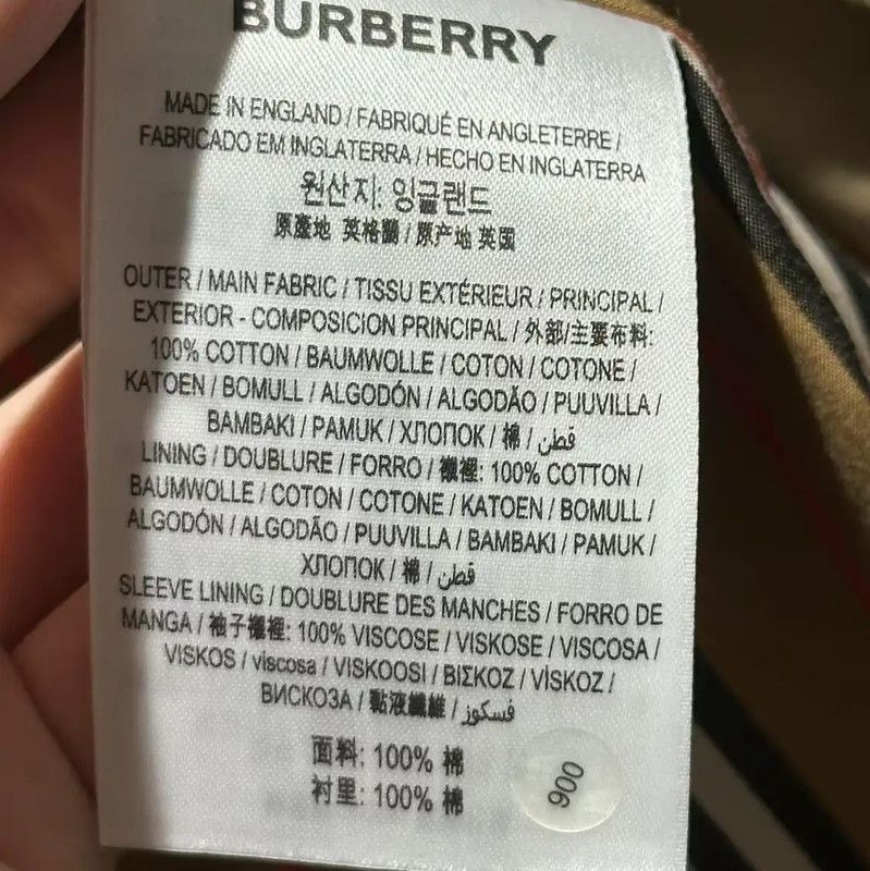 Burberry Burberry Khaki Cotton Women's Trench Coat Size ONE SIZE - 5 Thumbnail