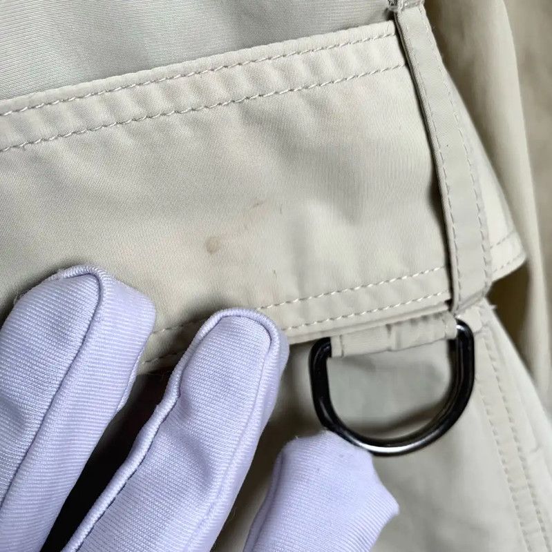 Burberry Burberry Women's Cotton Trench Coat in Khaki Size M / US 6-8 / IT 42-44 - 8 Thumbnail