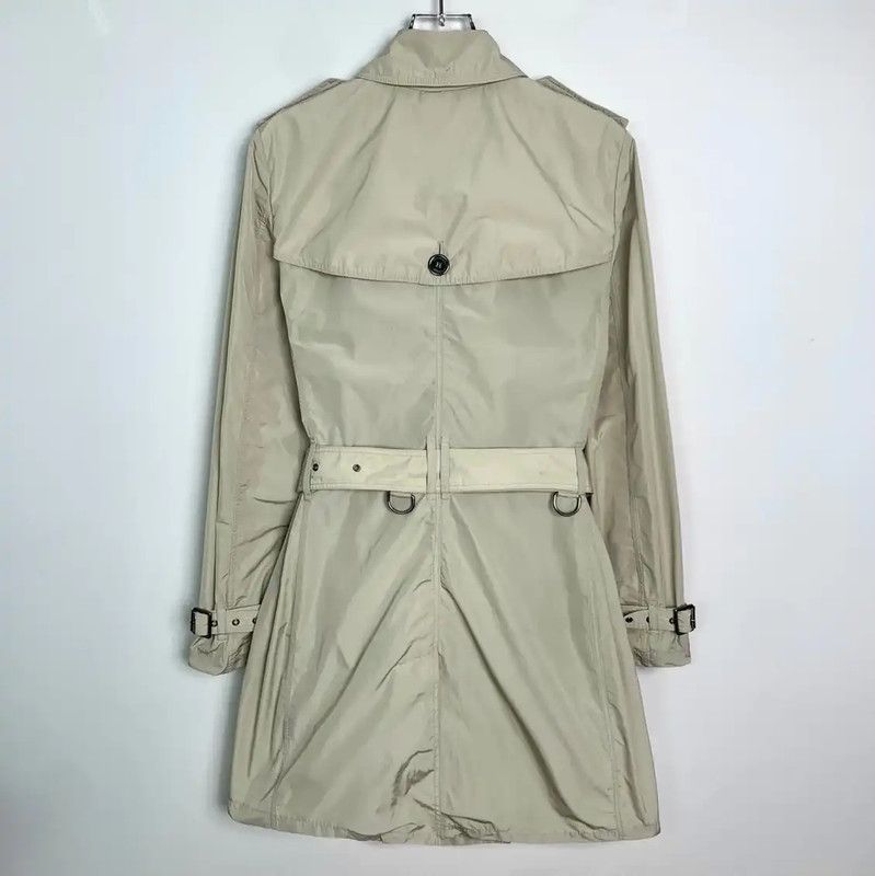 Burberry Burberry Women's Cotton Trench Coat in Khaki Size M / US 6-8 / IT 42-44 - 2 Thumbnail
