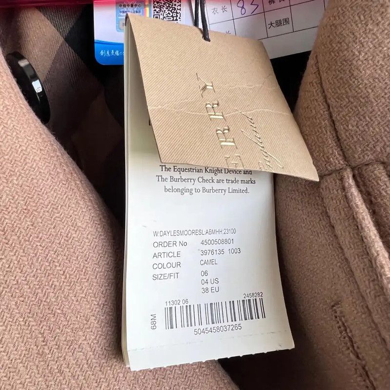 Burberry Burberry Women's Brown Coat in Size S Size S / US 4 / IT 40 - 3 Thumbnail
