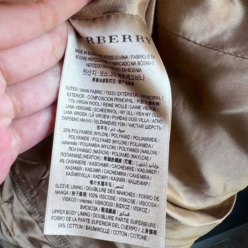 Burberry Burberry Women's Brown Coat in Size S Size S / US 4 / IT 40 - 7 Thumbnail