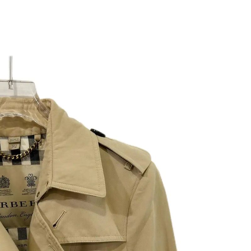 Burberry Burberry Women's Khaki Cotton Trench Coat XS Size XS / US 0-2 / IT 36-38 - 4 Thumbnail