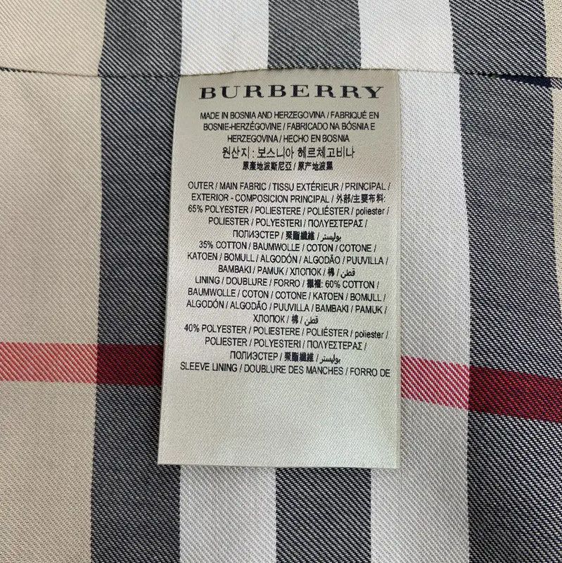 Burberry Burberry Green Polyester Women's Trench Coat Size S / US 4 / IT 40 - 8 Thumbnail