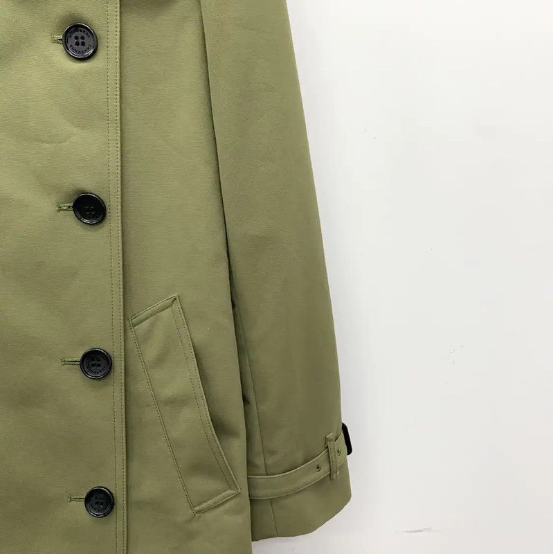 Burberry Burberry Green Polyester Women's Trench Coat Size S / US 4 / IT 40 - 4 Thumbnail