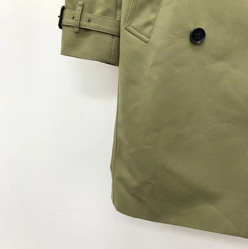 Burberry Burberry Green Polyester Women's Trench Coat Size S / US 4 / IT 40 - 5 Thumbnail