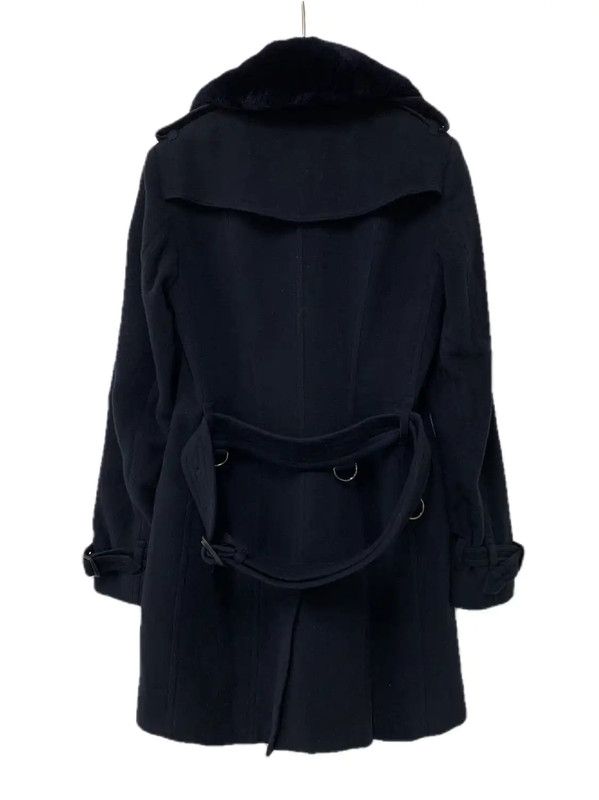 Burberry Burberry Black Wool Women's Coat Size S / US 4 / IT 40 - 2 Thumbnail