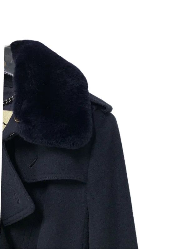 Burberry Burberry Black Wool Women's Coat Size S / US 4 / IT 40 - 4 Thumbnail