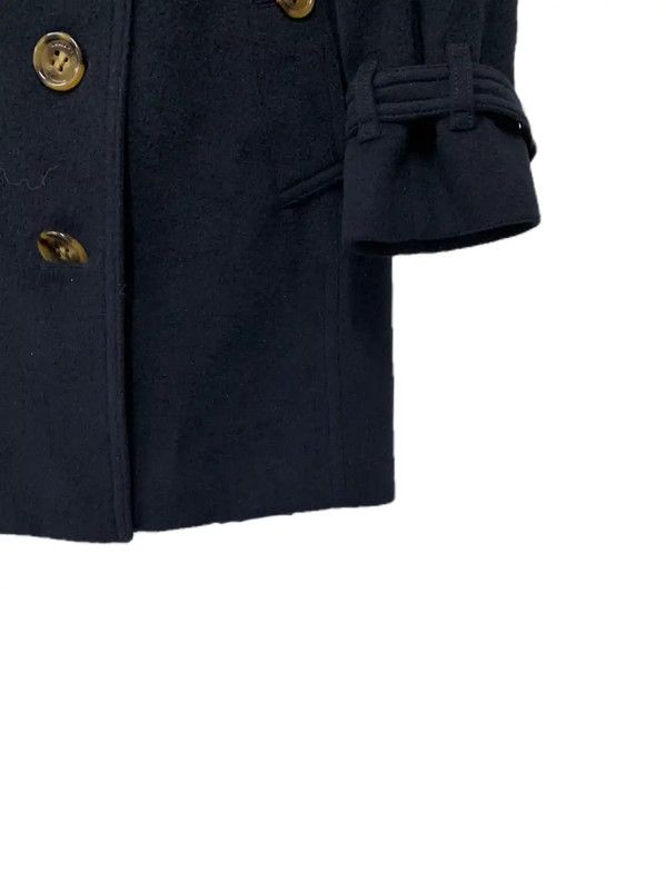 Burberry Burberry Black Wool Women's Coat Size S / US 4 / IT 40 - 5 Thumbnail