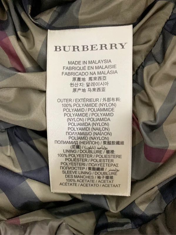 Burberry Burberry Military Green Nylon Down Jacket Size S / US 4 / IT 40 - 7 Thumbnail