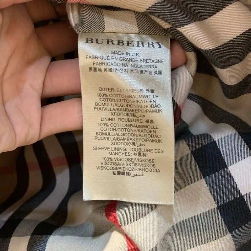 Burberry Burberry Khaki Cotton Women's Trench Coat Size M / US 6-8 / IT 42-44 - 4 Thumbnail