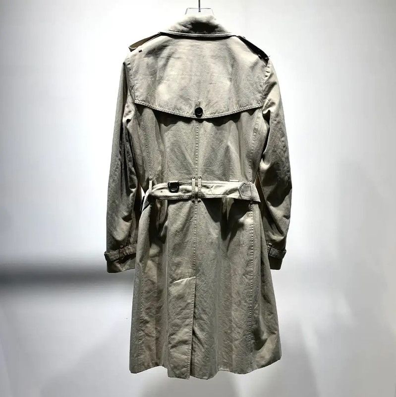 Burberry Burberry Khaki Cotton Women's Trench Coat Size M / US 6-8 / IT 42-44 - 2 Thumbnail