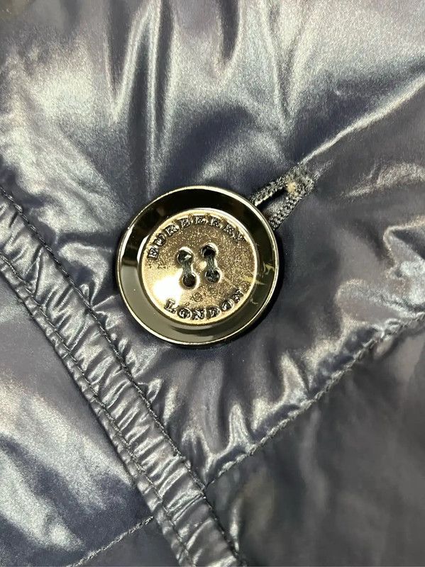 Burberry Burberry Women's Blue Down Jacket Size S / US 4 / IT 40 - 3 Thumbnail
