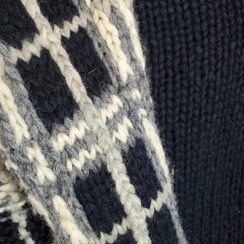 Burberry Burberry Women's Black Wool Check Knit Sweater Size S / US 4 / IT 40 - 6 Thumbnail