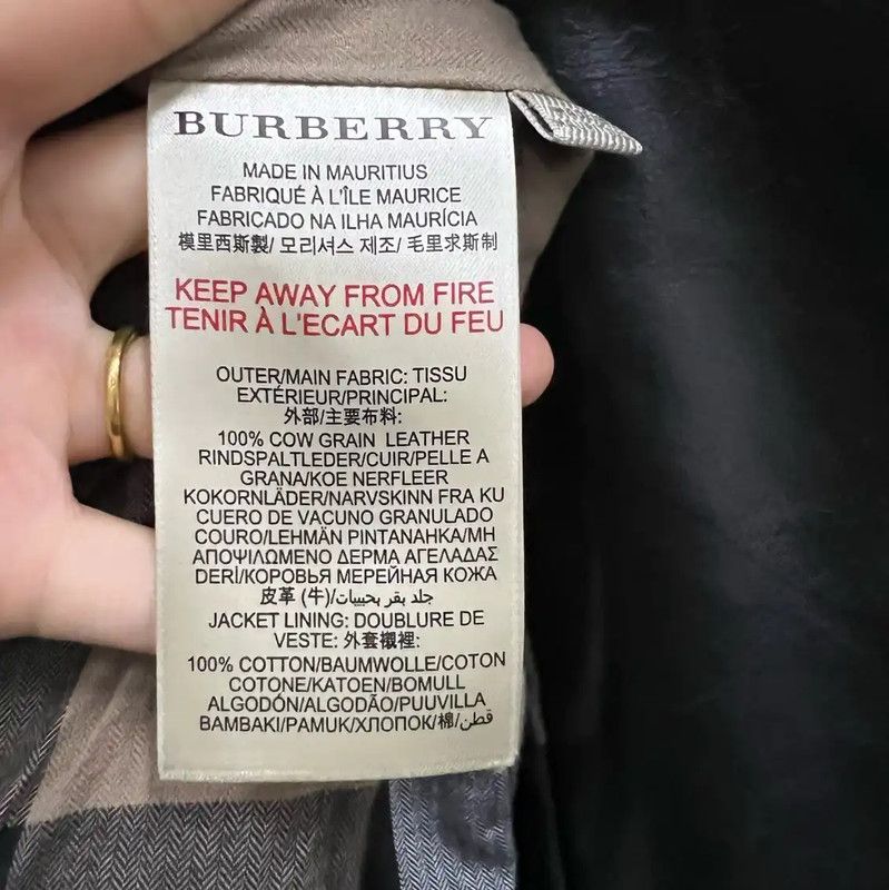 Burberry Burberry Black Cotton Women's Jacket for Spring/Fall Size ONE SIZE - 3 Thumbnail