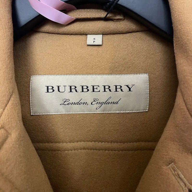 Burberry Burberry Khaki Cotton Mid-Length Women's Coat Size S / US 4 / IT 40 - 3 Thumbnail
