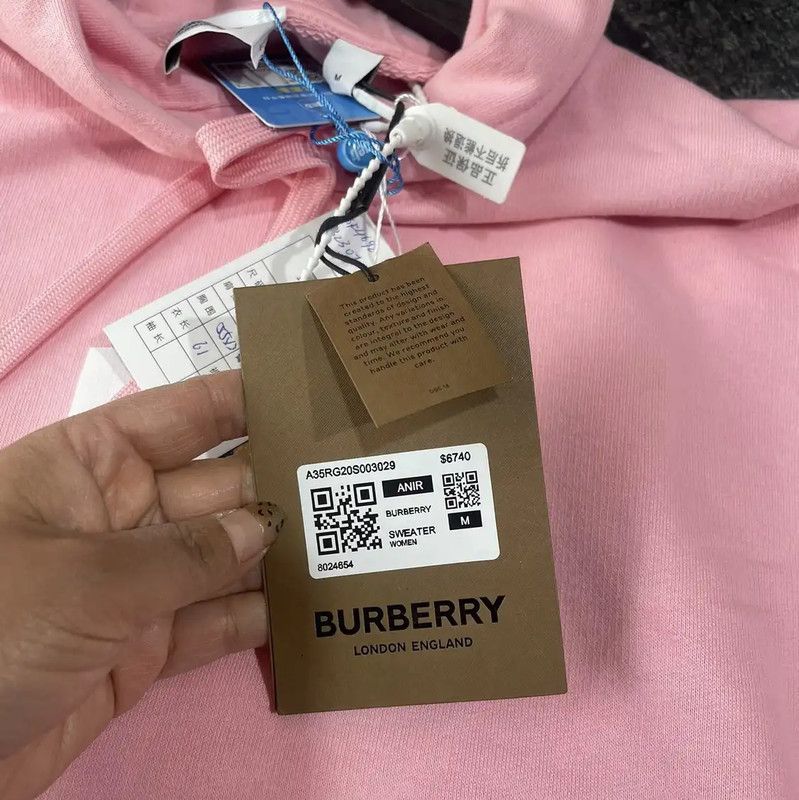 Burberry Burberry Pink Animal Hoodie for Women Size M / US 6-8 / IT 42-44 - 4 Thumbnail