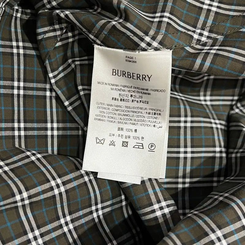 Burberry Burberry Summer Gray Cotton Short Sleeve Dress Size XS / US 0-2 / IT 36-38 - 7 Thumbnail