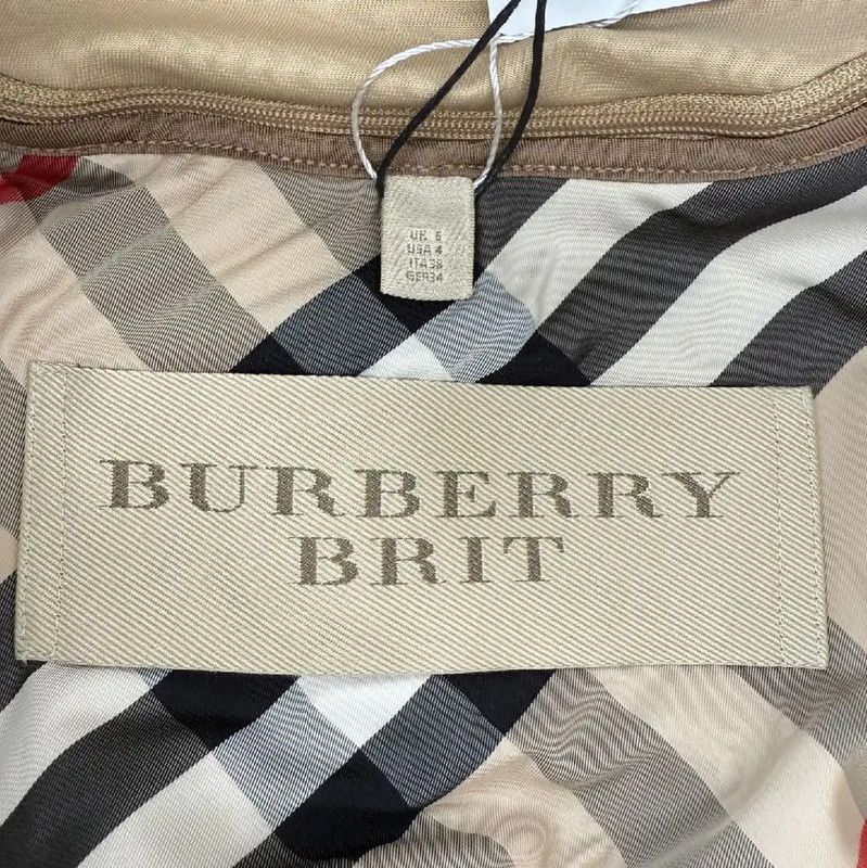 Burberry Burberry Women's Khaki Wool Trench Coat Size M / US 6-8 / IT 42-44 - 3 Thumbnail