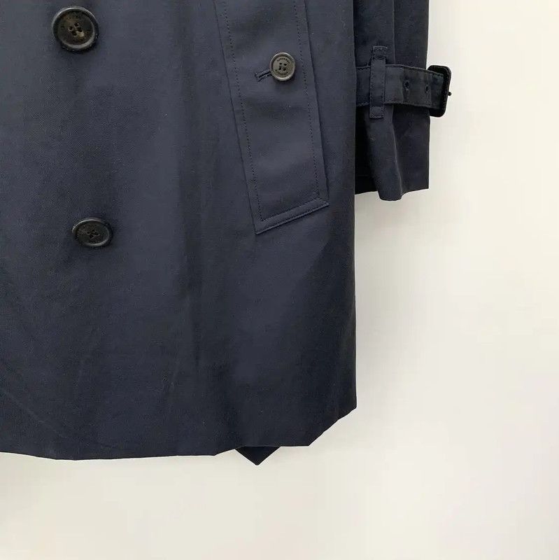 Burberry Burberry Blue Cotton Women's Trench Coat Size S / US 4 / IT 40 - 4 Thumbnail