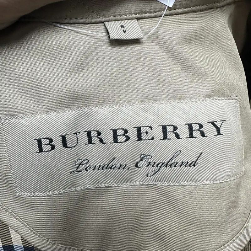 Burberry Burberry Khaki Women's Cotton Puffer Jacket Size S / US 4 / IT 40 - 3 Thumbnail