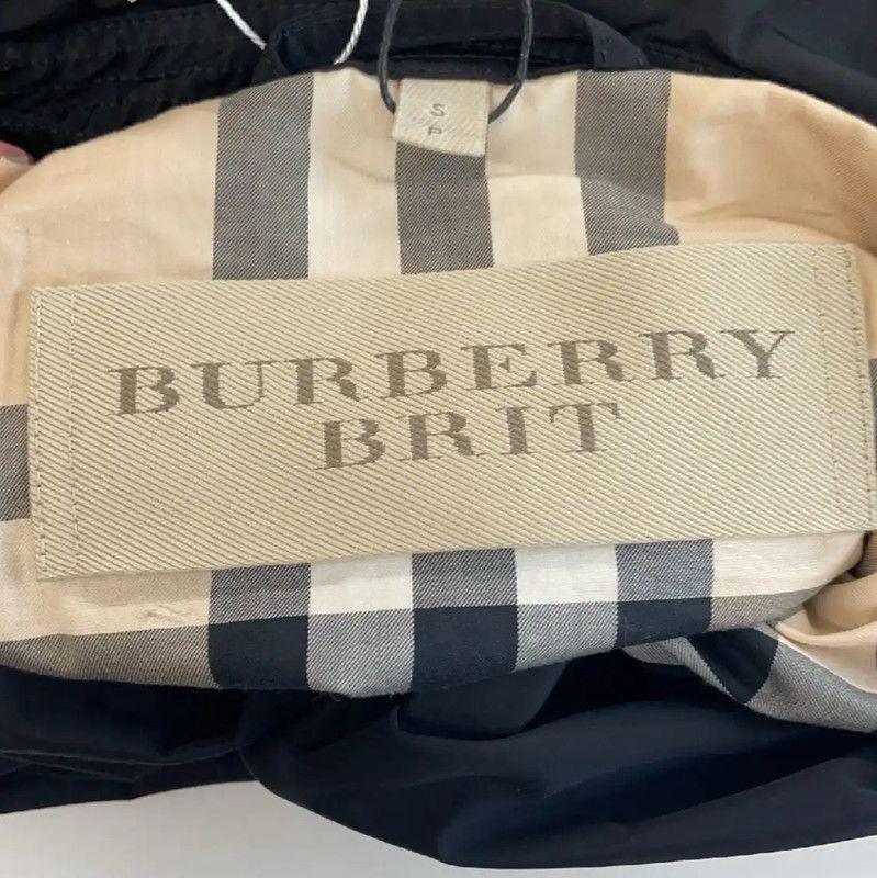 Burberry Burberry Black Cotton Women's Trench Coat Size S / US 4 / IT 40 - 4 Thumbnail