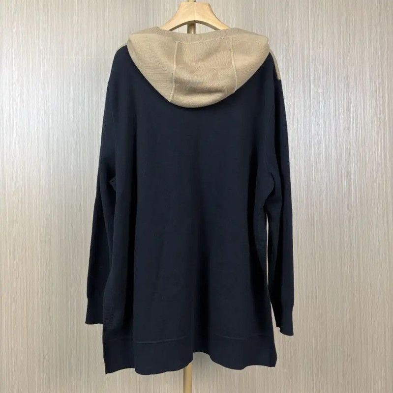 Burberry Burberry Colorblock Cashmere Hoodie for Women Size M / US 6-8 / IT 42-44 - 2 Thumbnail