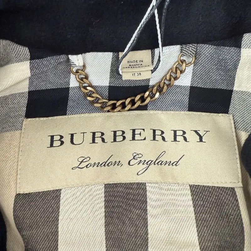 Burberry Burberry Black Cotton Ladies Trench Coat Size M / US 6-8 / IT 42-44 - 5 Thumbnail