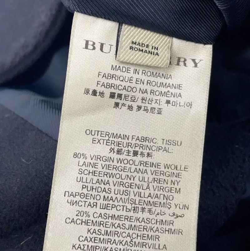 Burberry Burberry Black Wool Ladies Coat Size XL / US 12-14 / IT 48-50 - 4 Thumbnail