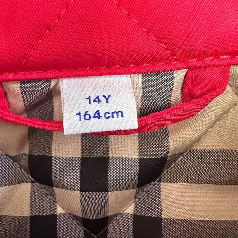 Burberry Burberry Red Women's Quilted Jacket Size M / US 6-8 / IT 42-44 - 4 Thumbnail