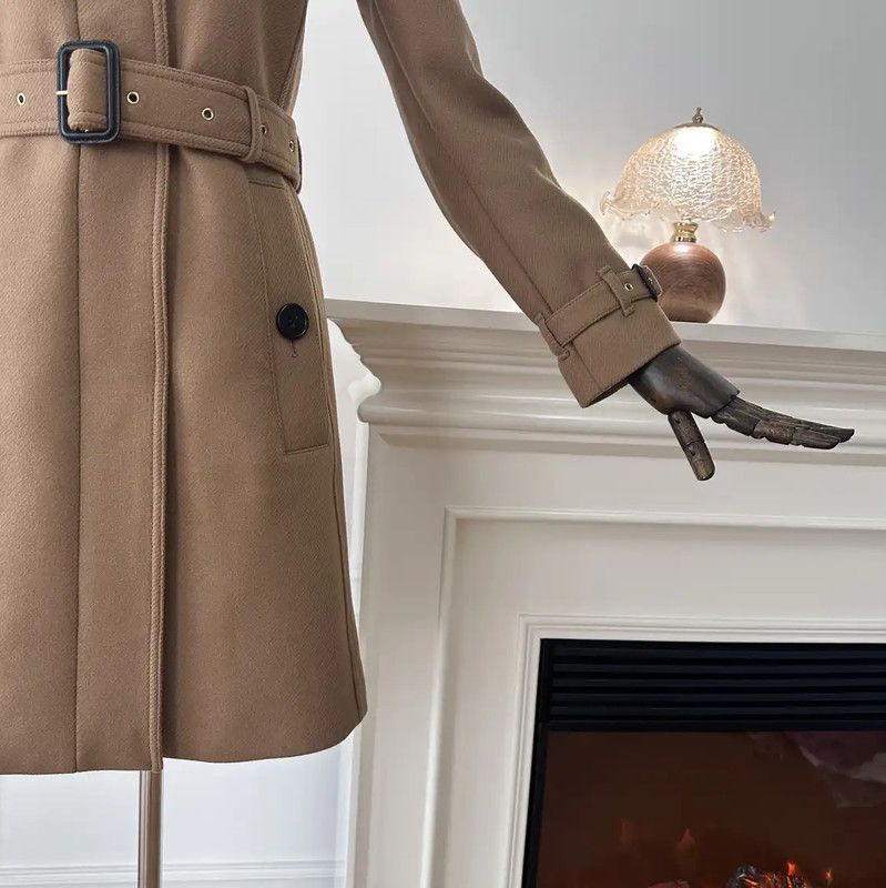 Burberry Burberry Brown Womens Coat S Size Size S / US 4 / IT 40 - 4 Thumbnail