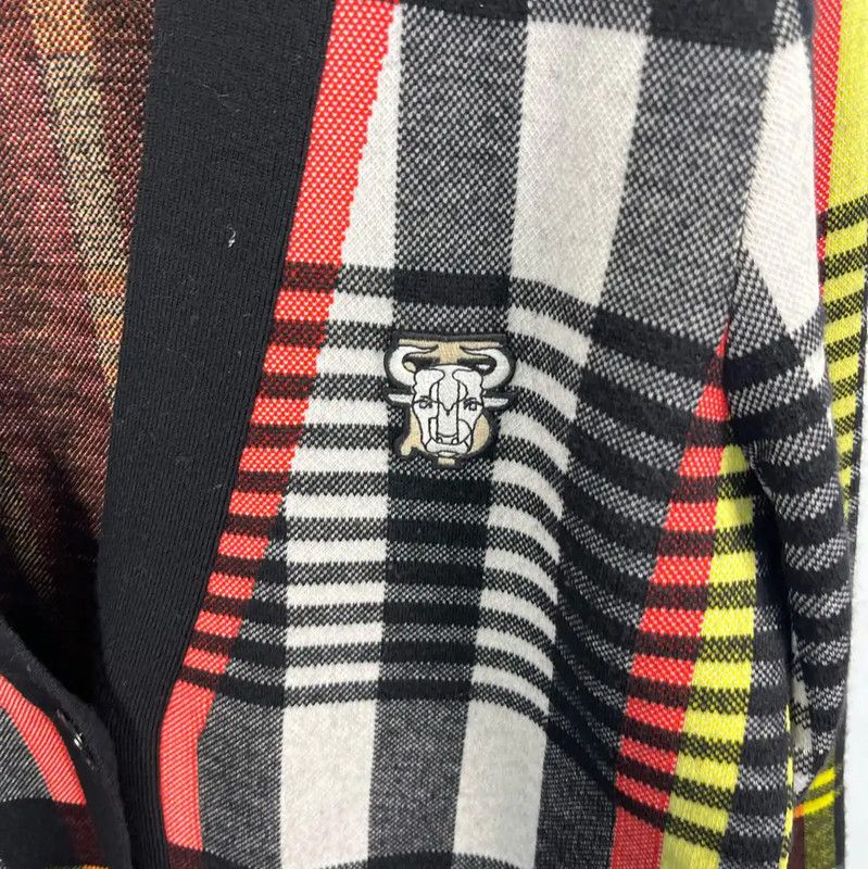 Burberry Burberry Multicolored Wool Cardigan for Women Size XS / US 0-2 / IT 36-38 - 3 Thumbnail