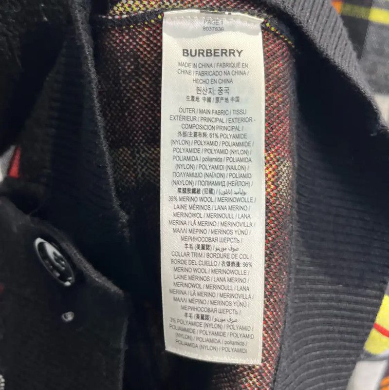 Burberry Burberry Multicolored Wool Cardigan for Women Size XS / US 0-2 / IT 36-38 - 5 Thumbnail