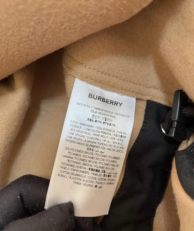 Burberry Burberry Khaki Wool Mid-Length Women's Coat Size L / US 10 / IT 46 - 5 Thumbnail