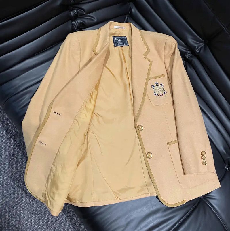 Burberry Burberry L Size Khaki Cashmere Women's Jacket Size L / US 10 / IT 46 - 4 Thumbnail