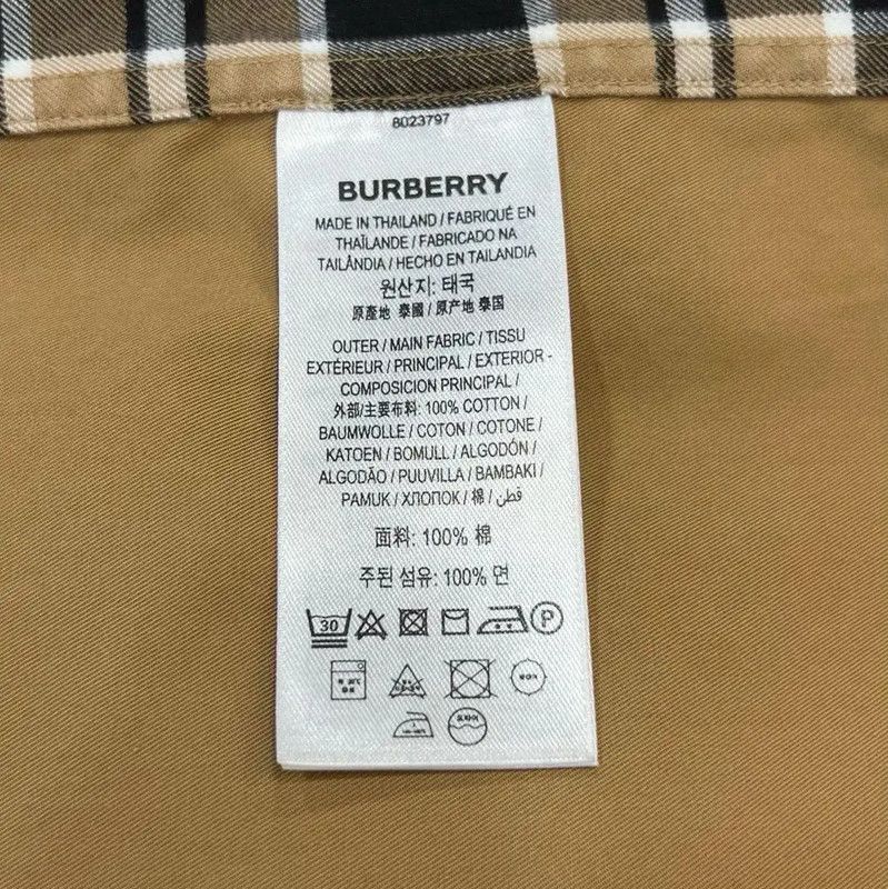 Burberry Burberry Women's Grey Cotton Jacket for Spring Size S / US 4 / IT 40 - 7 Thumbnail