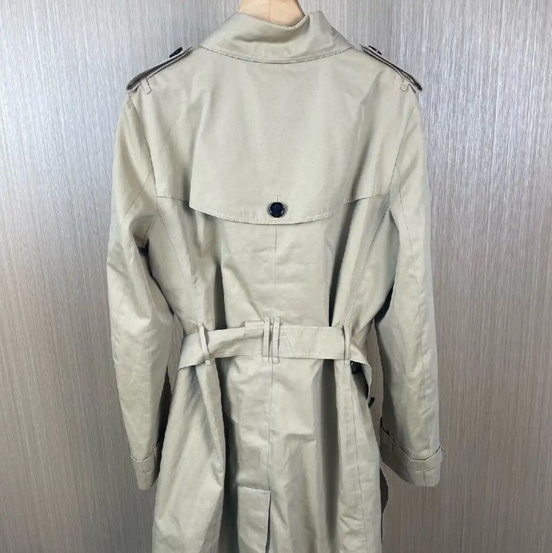 Burberry Burberry Women's Khaki Cotton Trench Coat Size L / US 10 / IT 46 - 2 Thumbnail