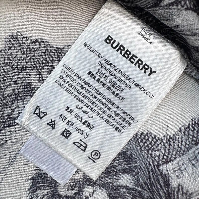 Burberry Burberry Black Women's Graphic Shirt Size M / US 6-8 / IT 42-44 - 7 Thumbnail