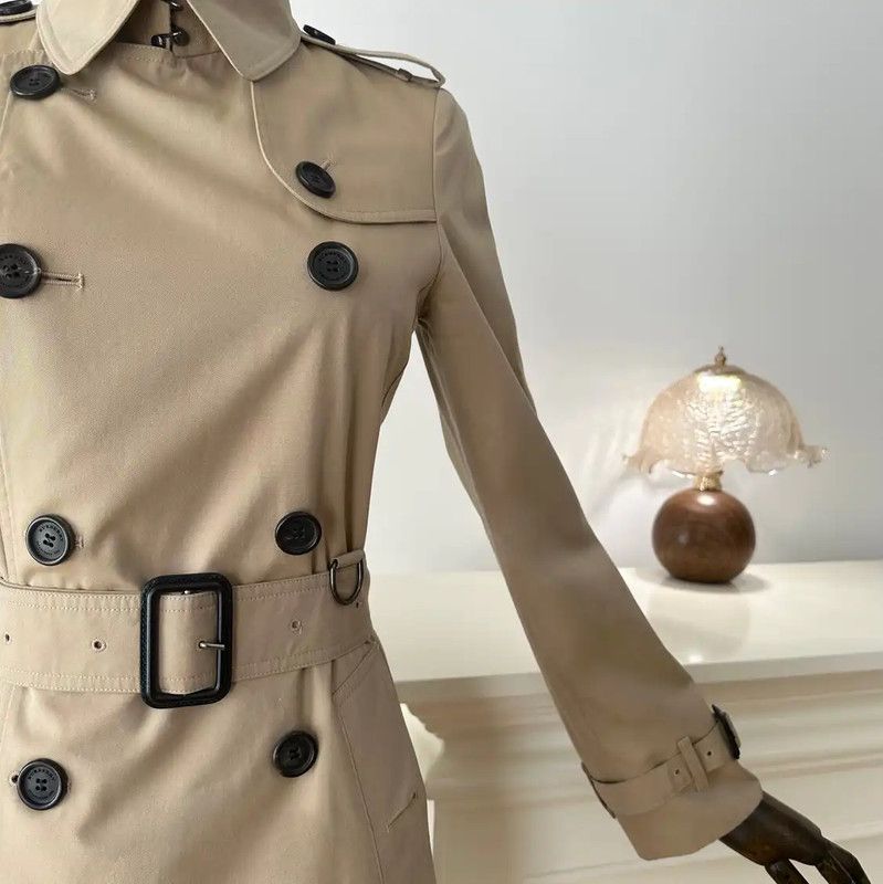 Burberry Burberry Khaki Women's Trench Coat Size S Size S / US 4 / IT 40 - 5 Thumbnail