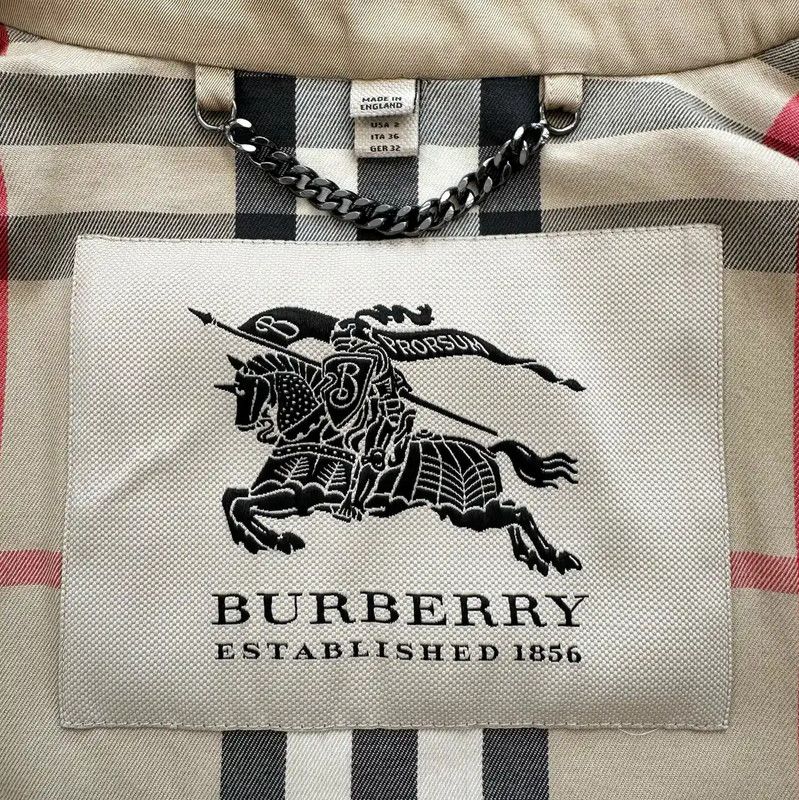 Burberry Burberry Khaki Women's Trench Coat Size S Size S / US 4 / IT 40 - 9 Thumbnail