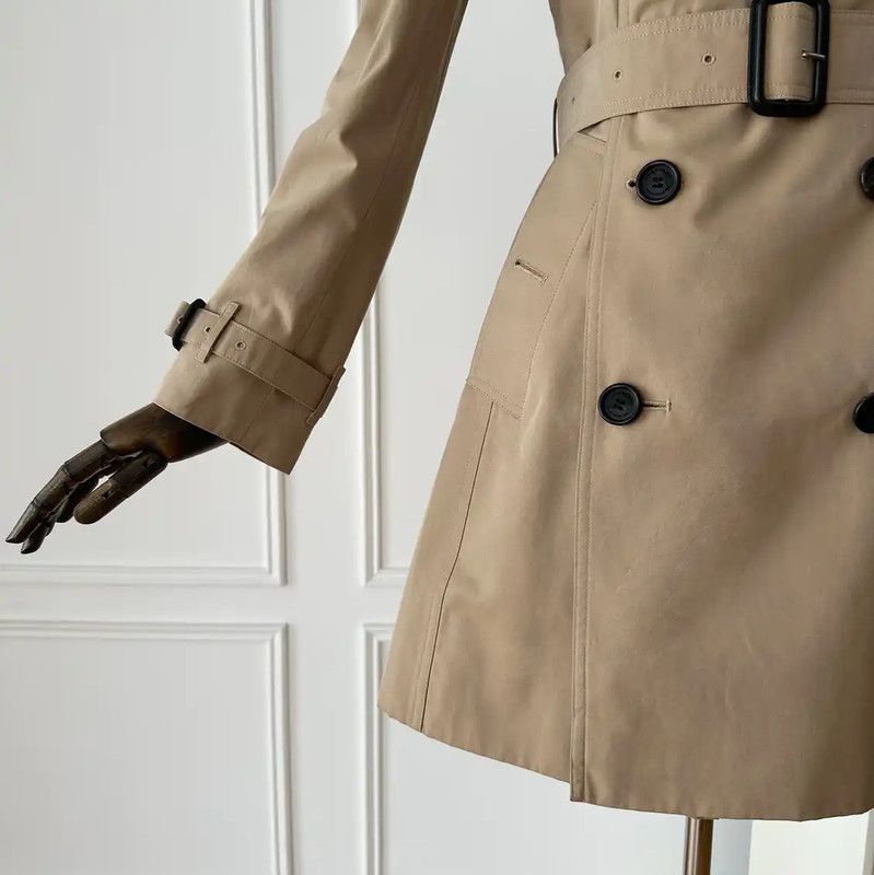 Burberry Burberry Khaki Women's Trench Coat Size S Size S / US 4 / IT 40 - 4 Thumbnail