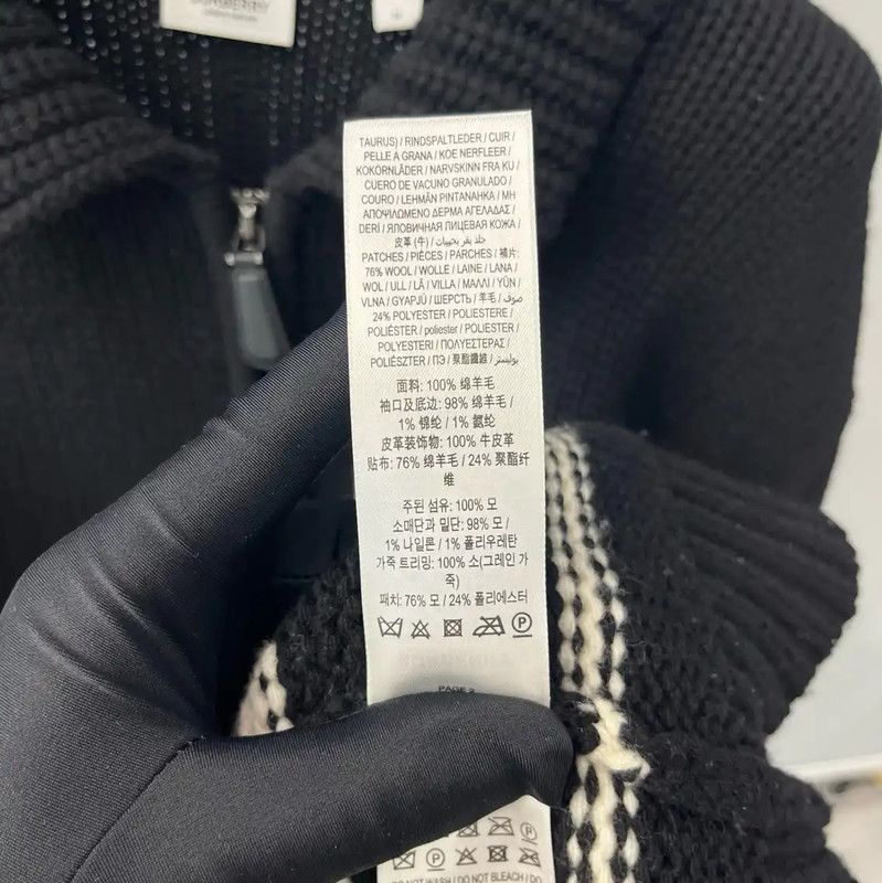Burberry Burberry Black Wool Women's Knit Sweater Size M / US 6-8 / IT 42-44 - 5 Thumbnail