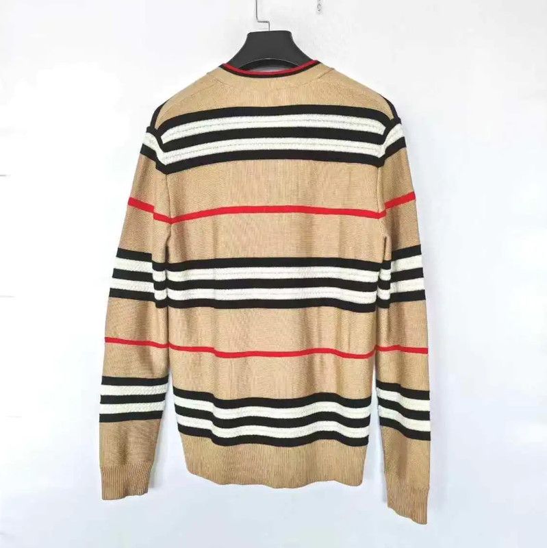 Burberry Burberry Spring Autumn Wool Striped Cardigan Size S / US 4 / IT 40 - 2 Thumbnail
