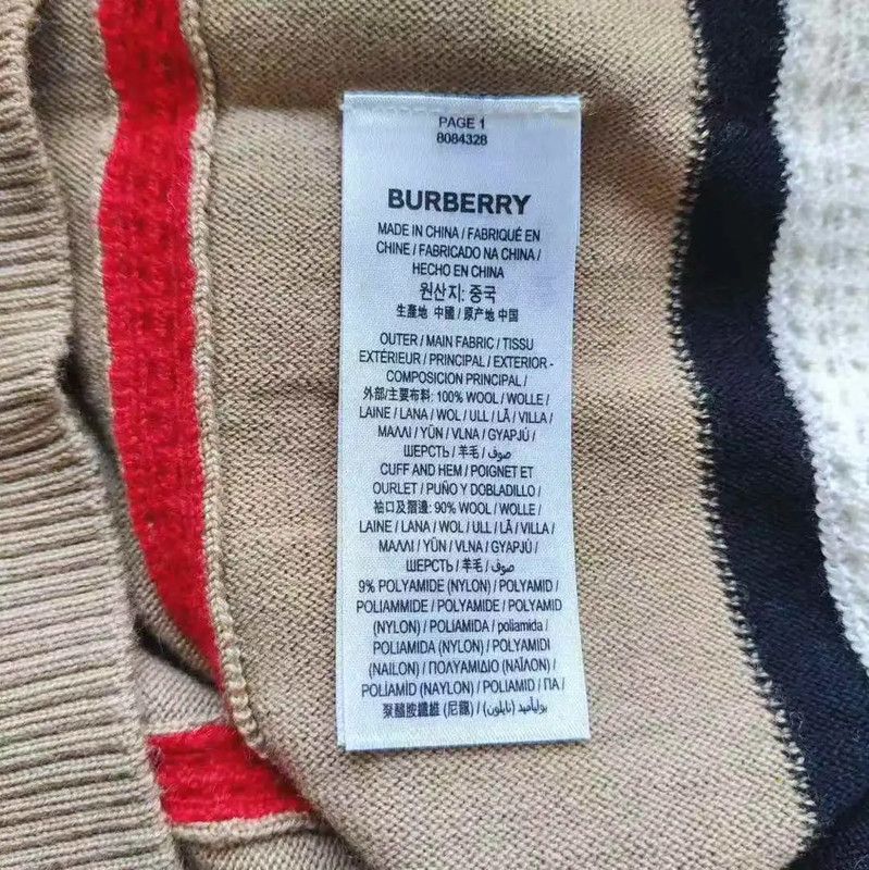 Burberry Burberry Spring Autumn Wool Striped Cardigan Size M / US 6-8 / IT 42-44 - 6 Thumbnail